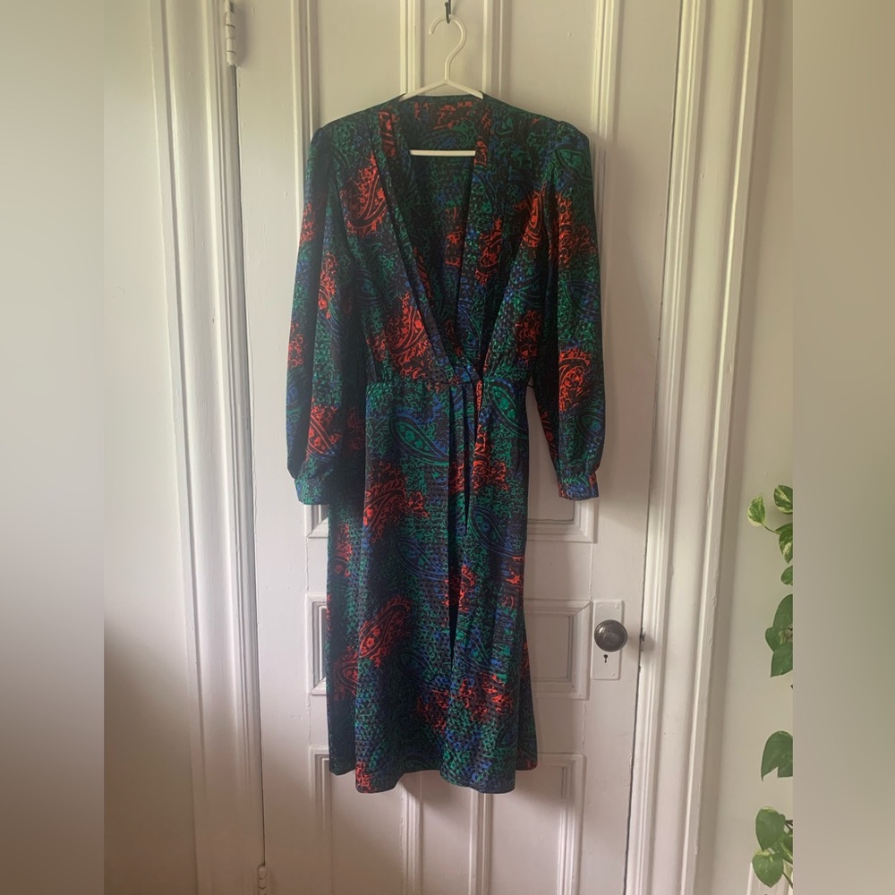 Vintage Paisley Dress